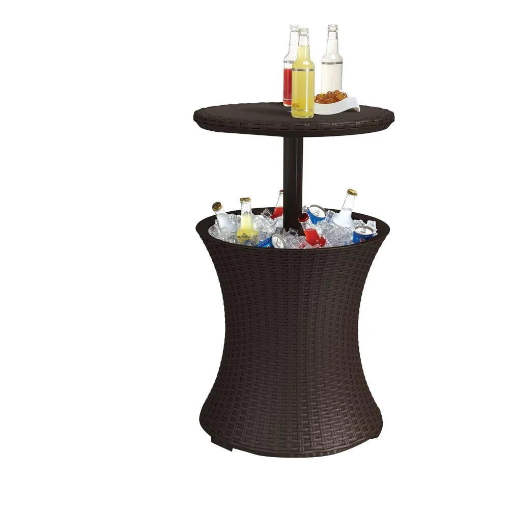 7.5 Gallon Resin Outdoor Beverage Cooler Table O1291