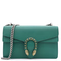 Green Leather Small Shoulder Bag Y3521
