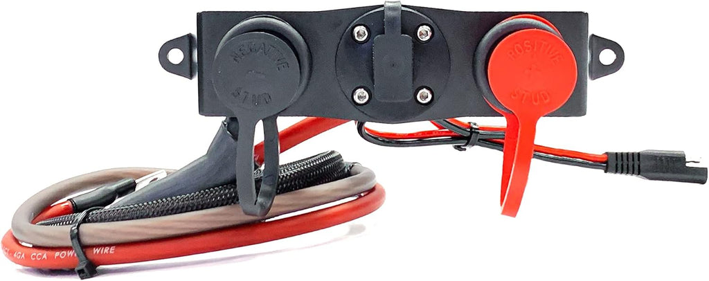 Black Battery Jump Post Terminal & Charger Kit Z450