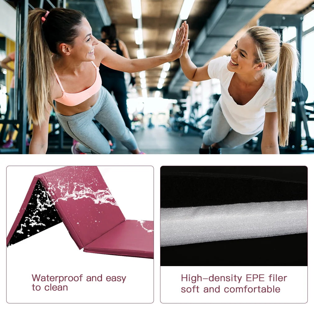 4'x8'x2 Folding Gymnastics Mat T4398