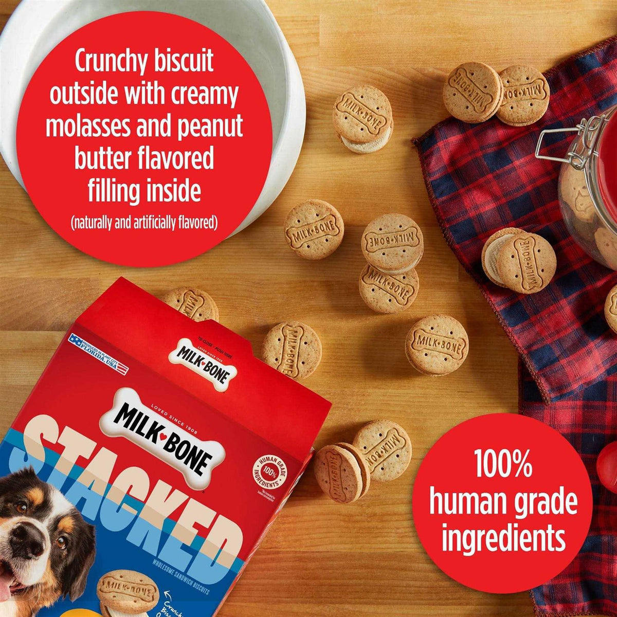 Molasses & Peanut Butter Dog Treats R3958