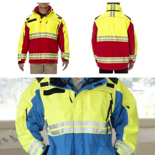 High Visibility Jacket 2XL Dark Navy I2348