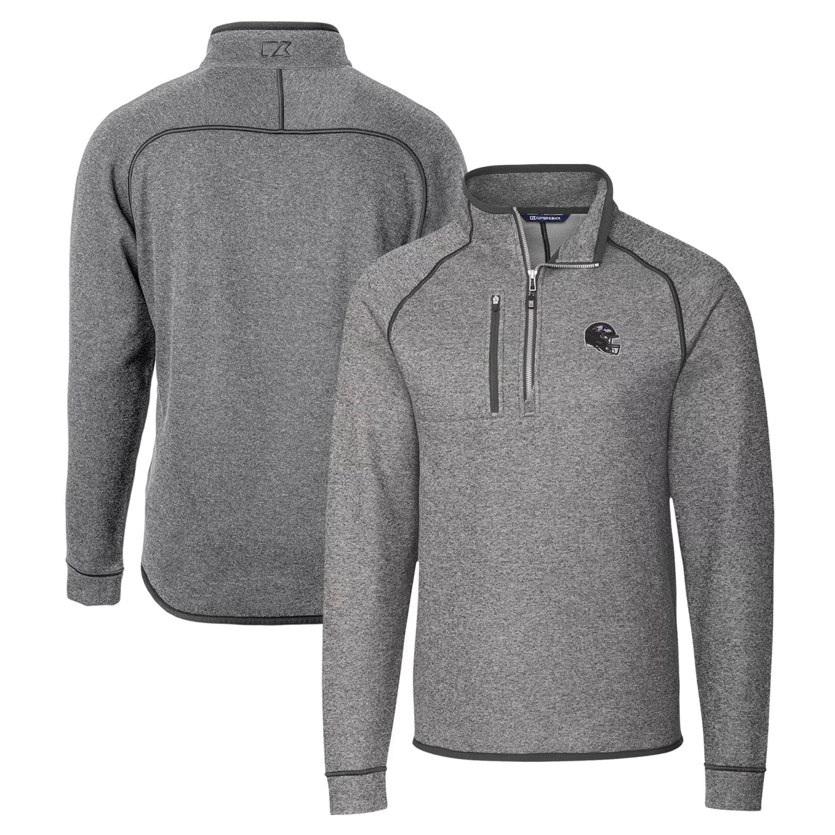 Men's Half-Zip Sweater-Knit Pullover Jacket Q972031