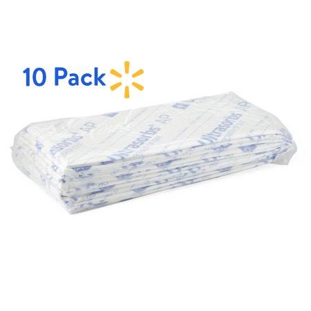 White Disposable DryPads, 24 x 36, 10 Pads/Pack L623924