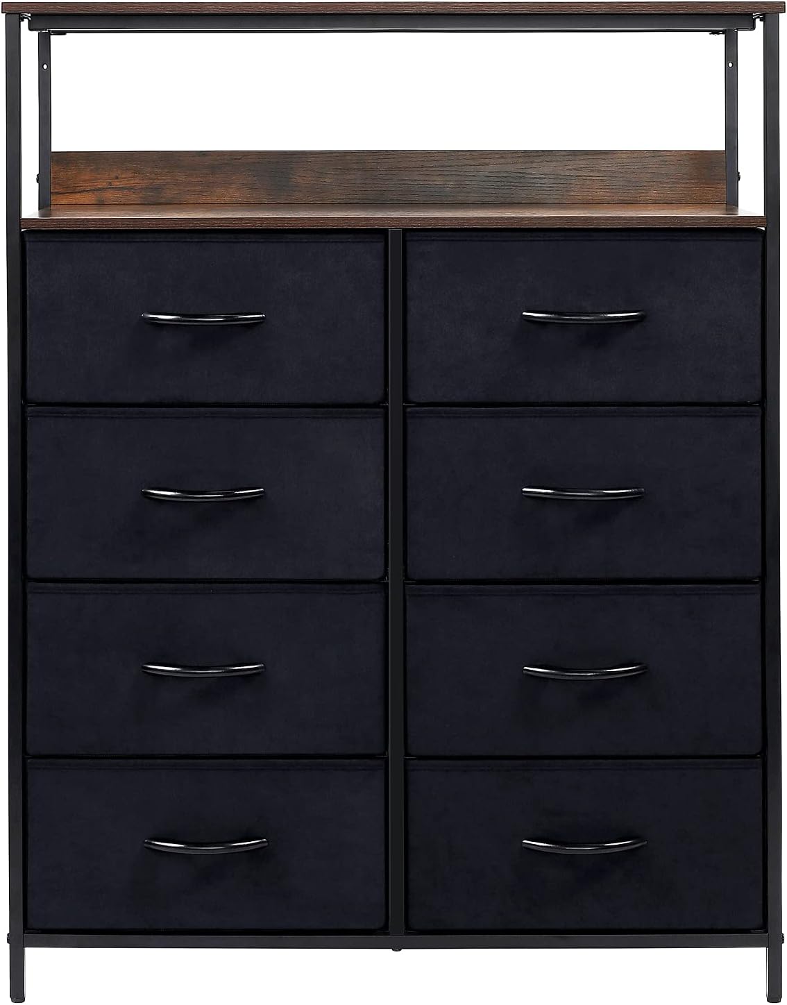 8 Drawer Dresser with Shelves W34286