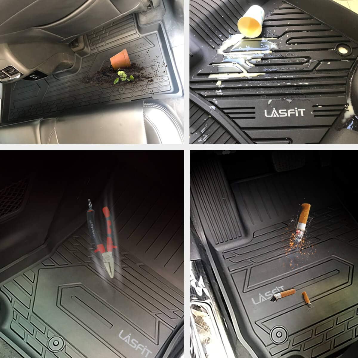 TPE Truck Floor Liners for Ford Ranger SuperCrew Cab P47508