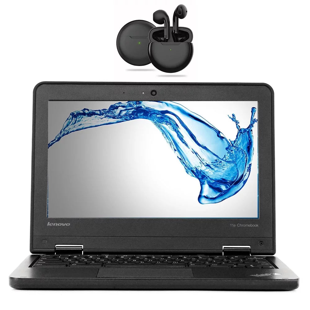 11.6" Intel Celeron 4GB RAM 16GB Storage Chromebook with Pro 6 Wireless Earbuds H996003
