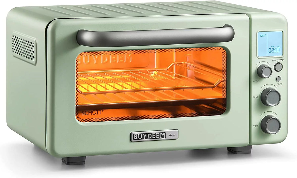 7-in-1 Digital Air Fryer Toaster Oven, 11QT, Mint Green D6215