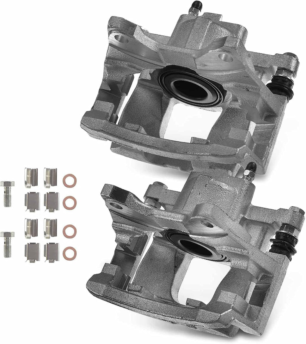 Disc Brake Caliper Assembly with Bracket Rear Side 2-PC F812189