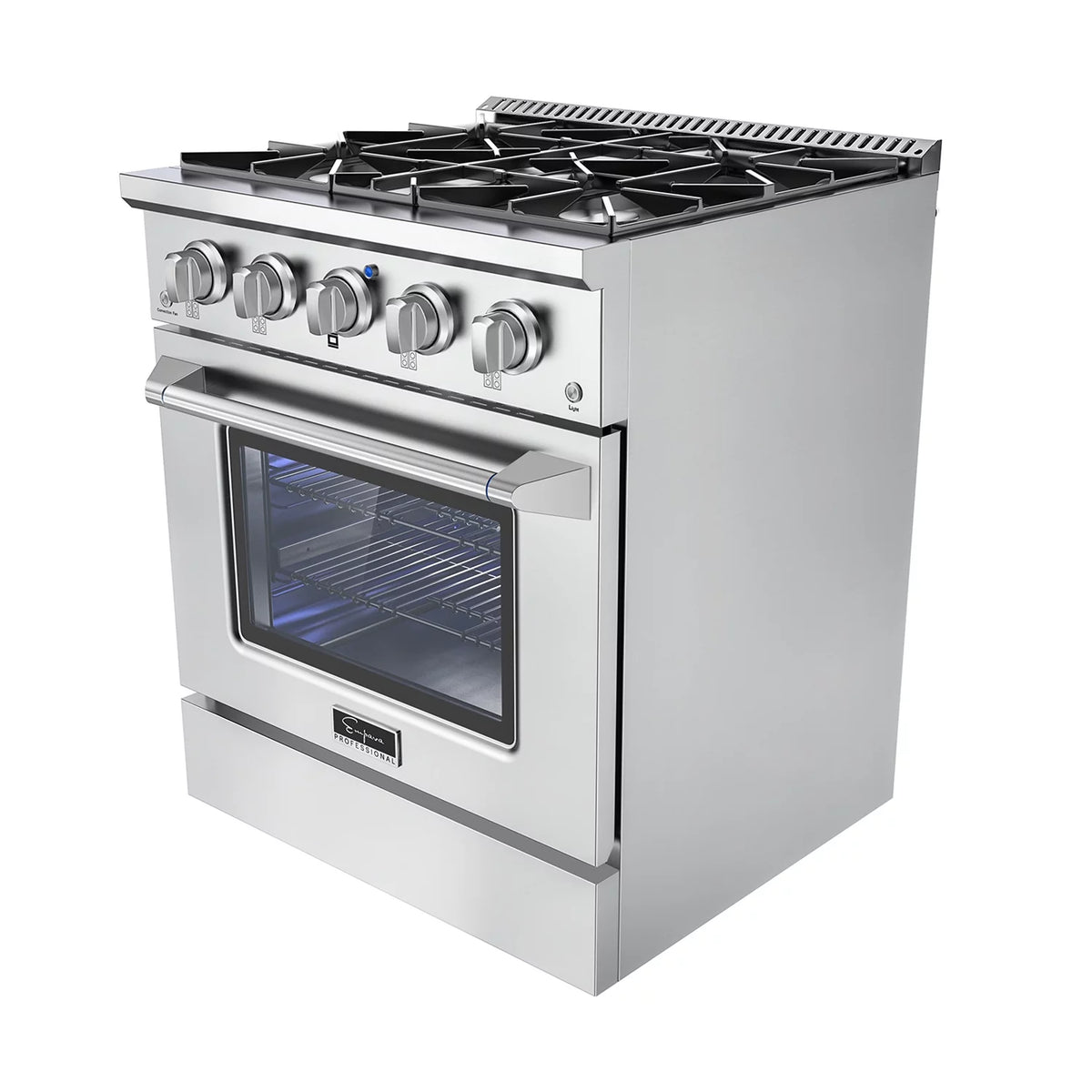 30 in. 4.2 cu. ft. Slide-In Single Oven Gas Range with 4 Sealed Burners Stainless Steel F88205