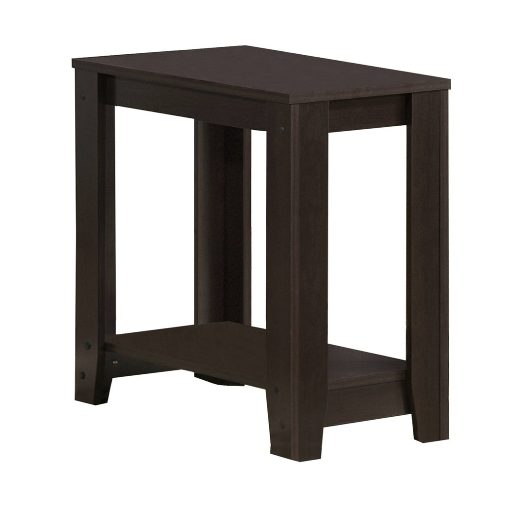 Brown Contemporary Rectangular Accent End Table K897