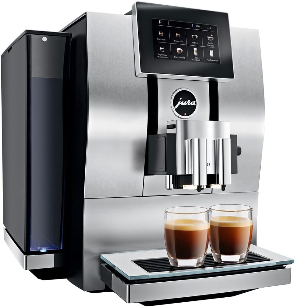 Aluminum Automatic Espresso & Cappuccino Machine with Touch screen Z98347