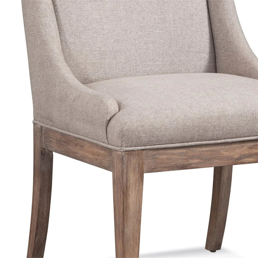 Natural Wood Parsons Chair B4040