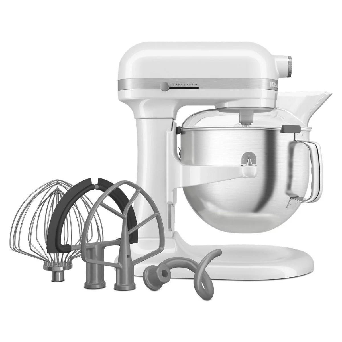 White 7-Quart Bowl-Lift Stand Mixer E5063