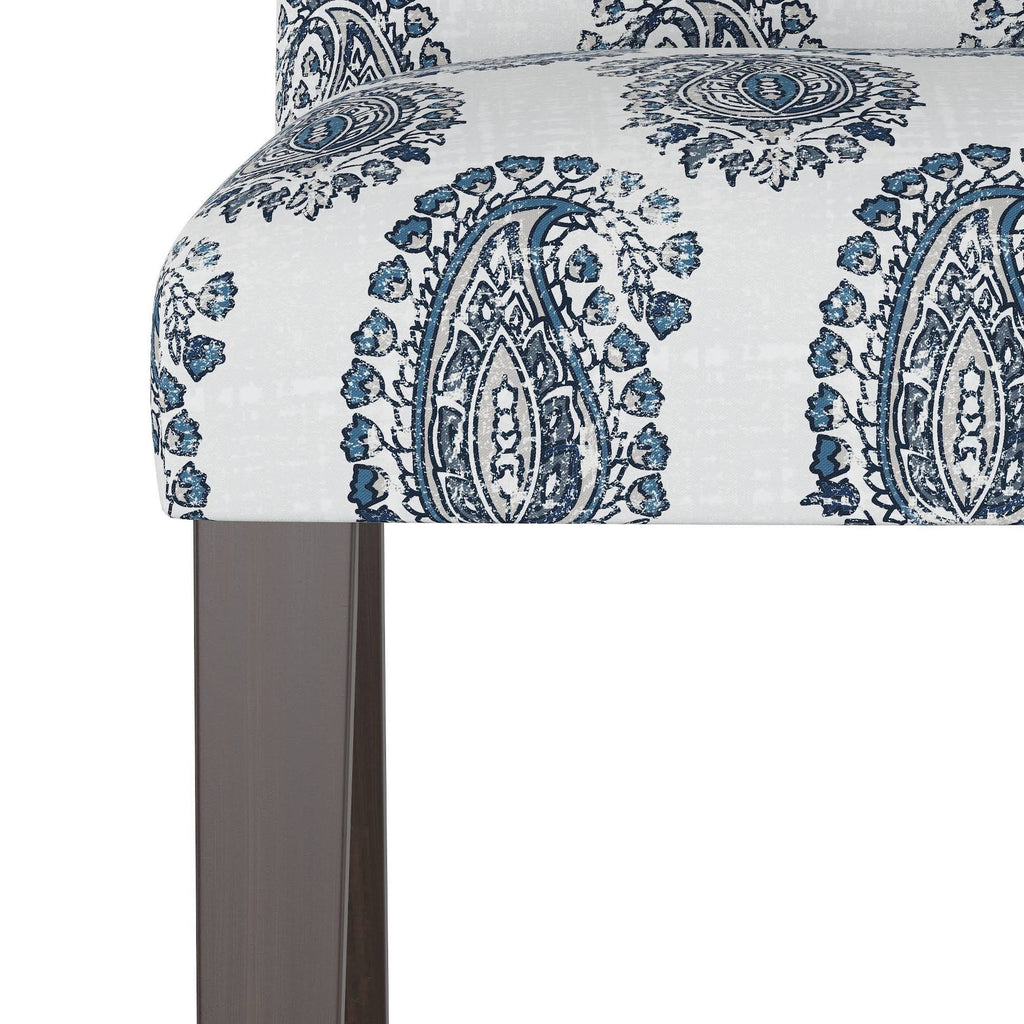 Navy Paisley Dining Chair K198