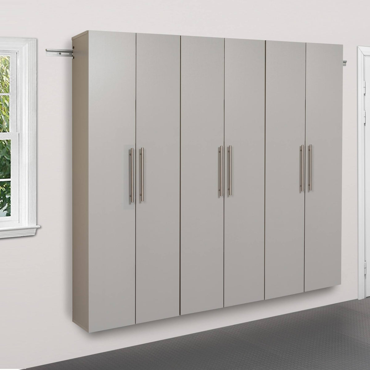 Light Gray 3-Piece Laminate Storage Cabinet Set E114433