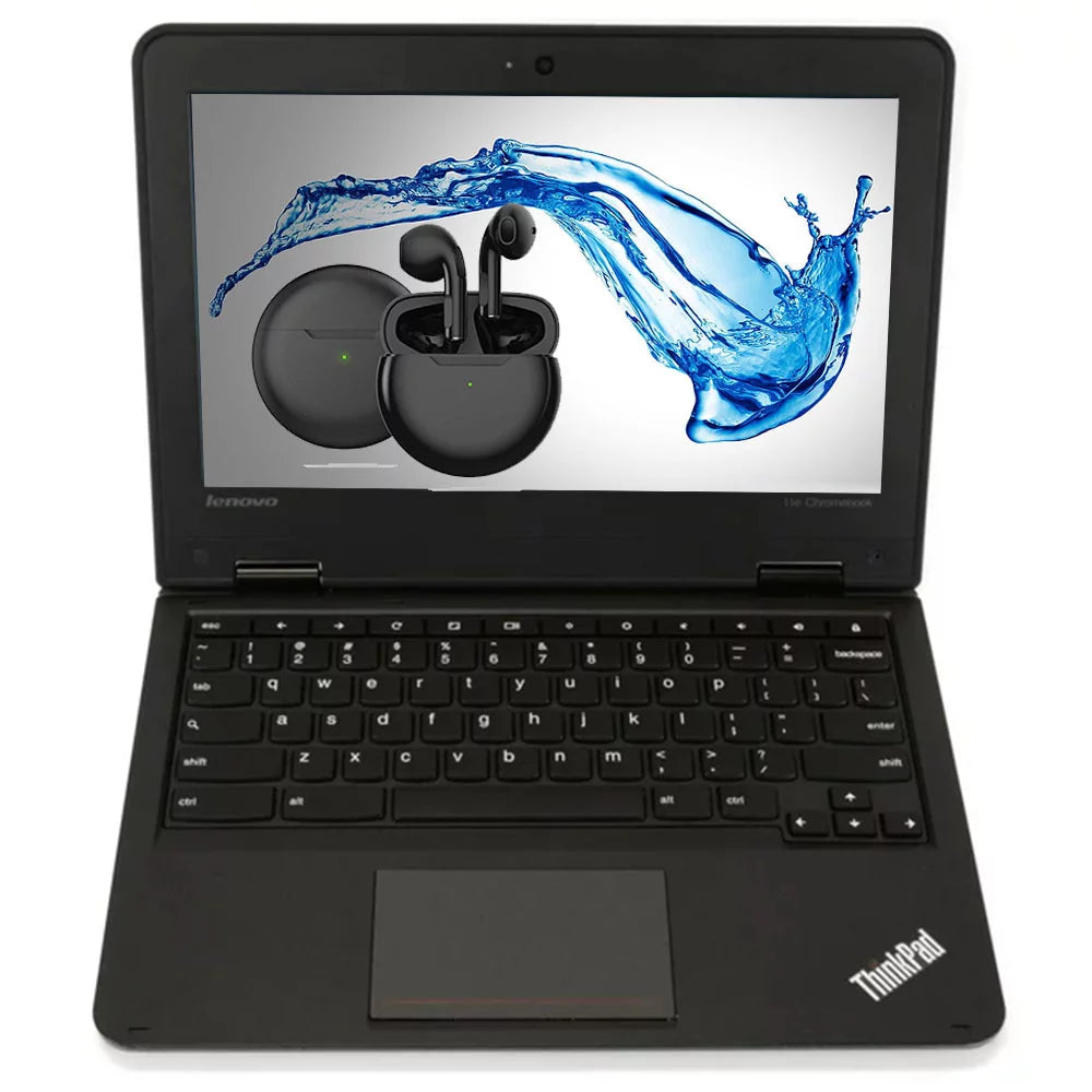 11.6" Intel Celeron 4GB RAM 16GB Storage Chromebook with Pro 6 Wireless Earbuds H996003