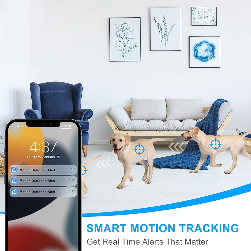 Indoor WiFi Security Camera with Infrared Night Vision and Motion Tracking L783
