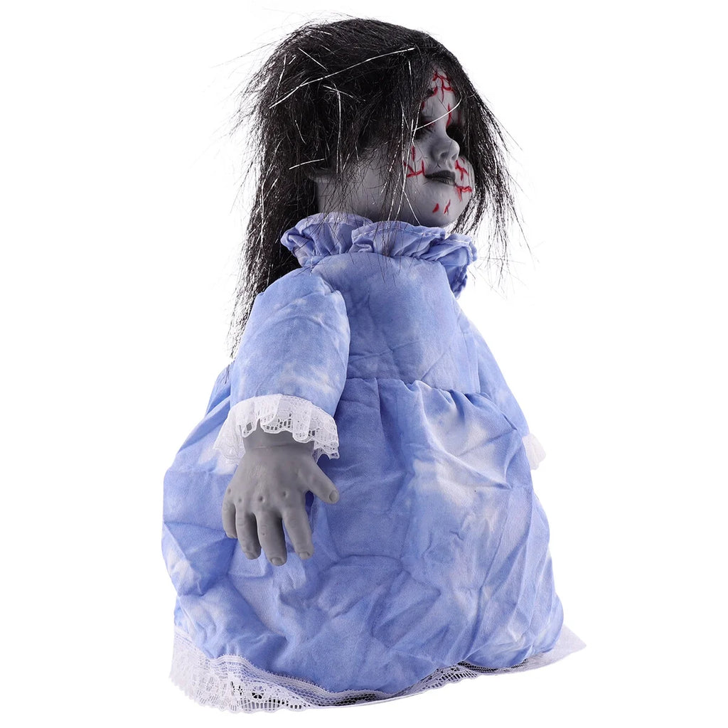 Halloween Voice-activated Induction Glowing Walking Doll J832