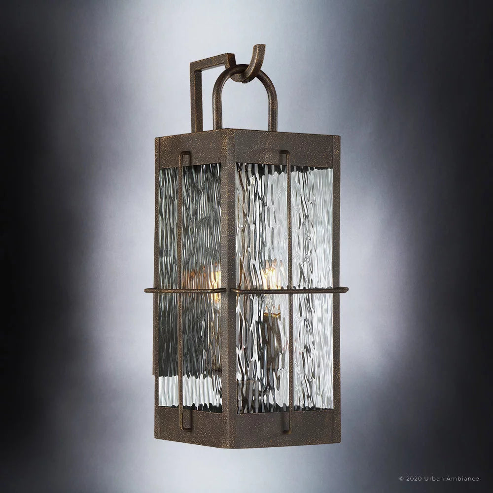 19.00''H x 8.25''W Urban Bronze Outdoor Wall Sconce L39191