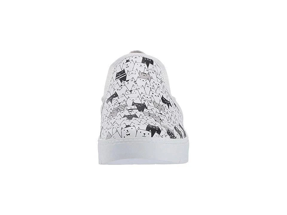 White/Black Cats 8.5 Shoes L6826
