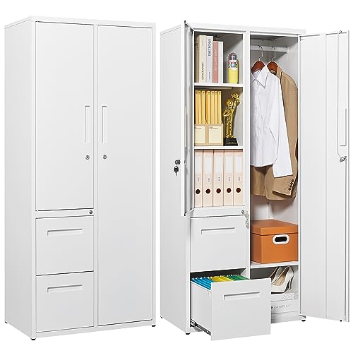 Metal Storage Cabinet with Lock Door U375783