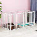 White Heavy Duty Dog Playpen P50974