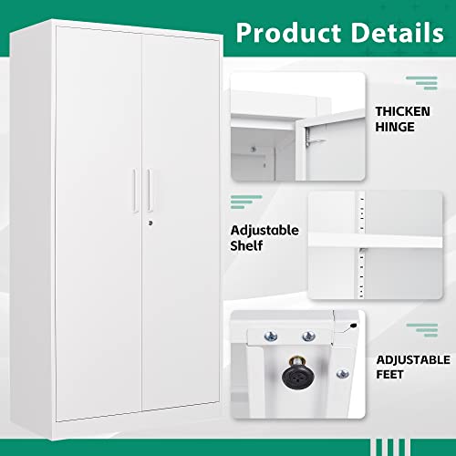 Metal Storage Cabinet with Lock Door U375783