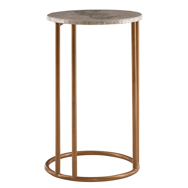 Gold Metal Accent C Table M994