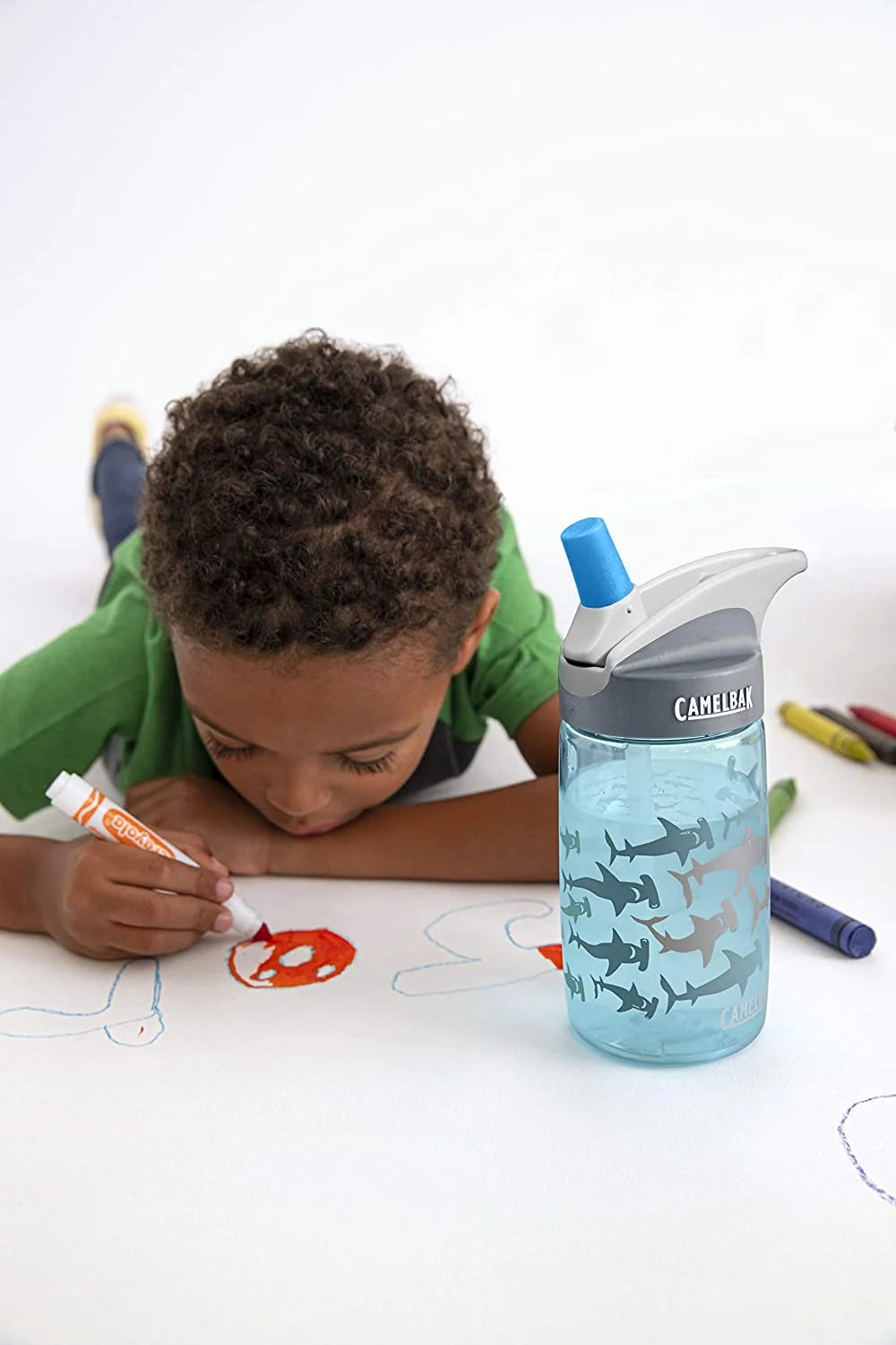 Kids Water Bottle with Big Bite Valve, BPA-Free U297352