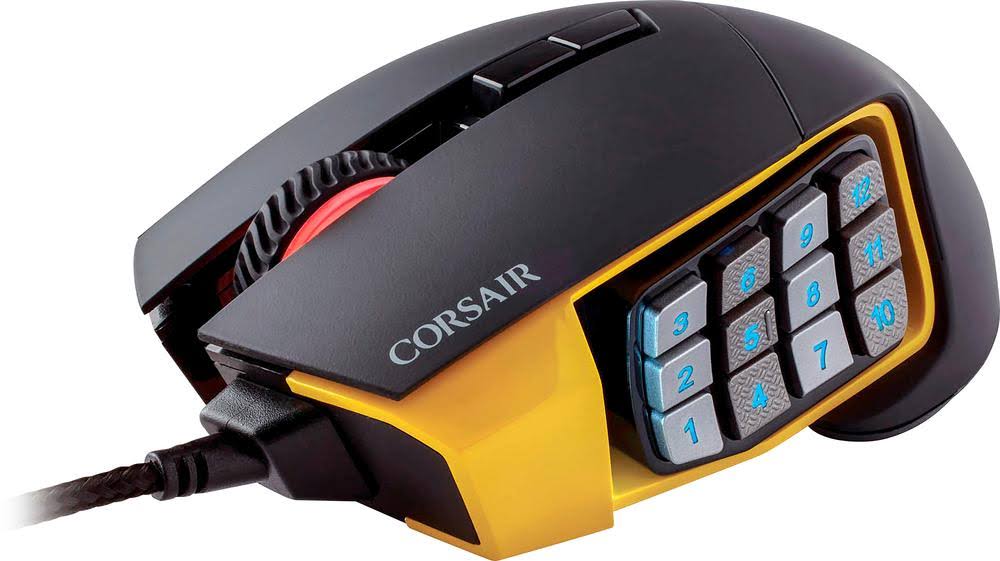 Yellow Optical Gaming Mouse G974943