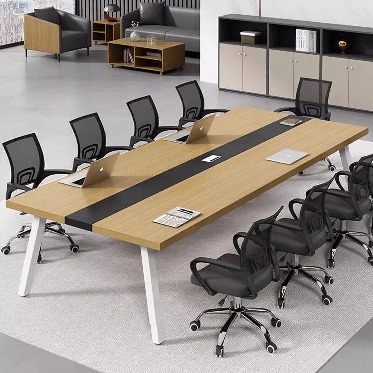 Modern Office Desk with Drawers D147