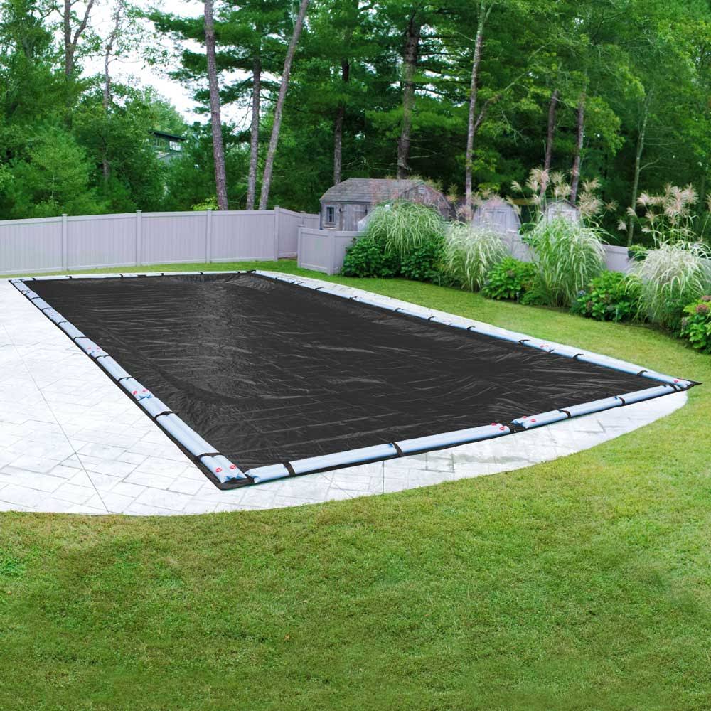 Black Rectangular Winter Pool Cover Q797971