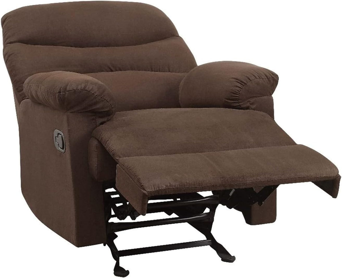 Chocolate Upholstered Motion Recliner A488666