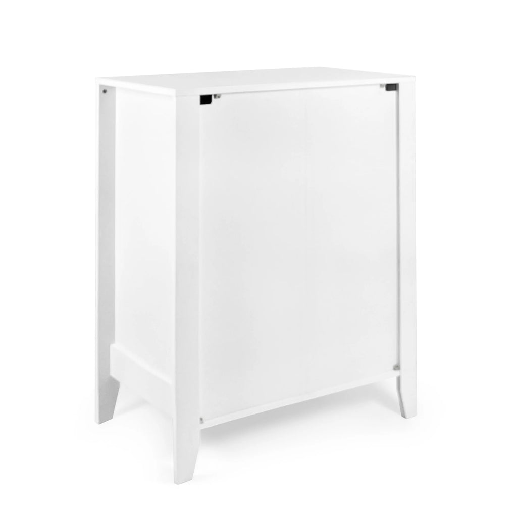 White 4 Drawer Faux Wood Dresser B921228