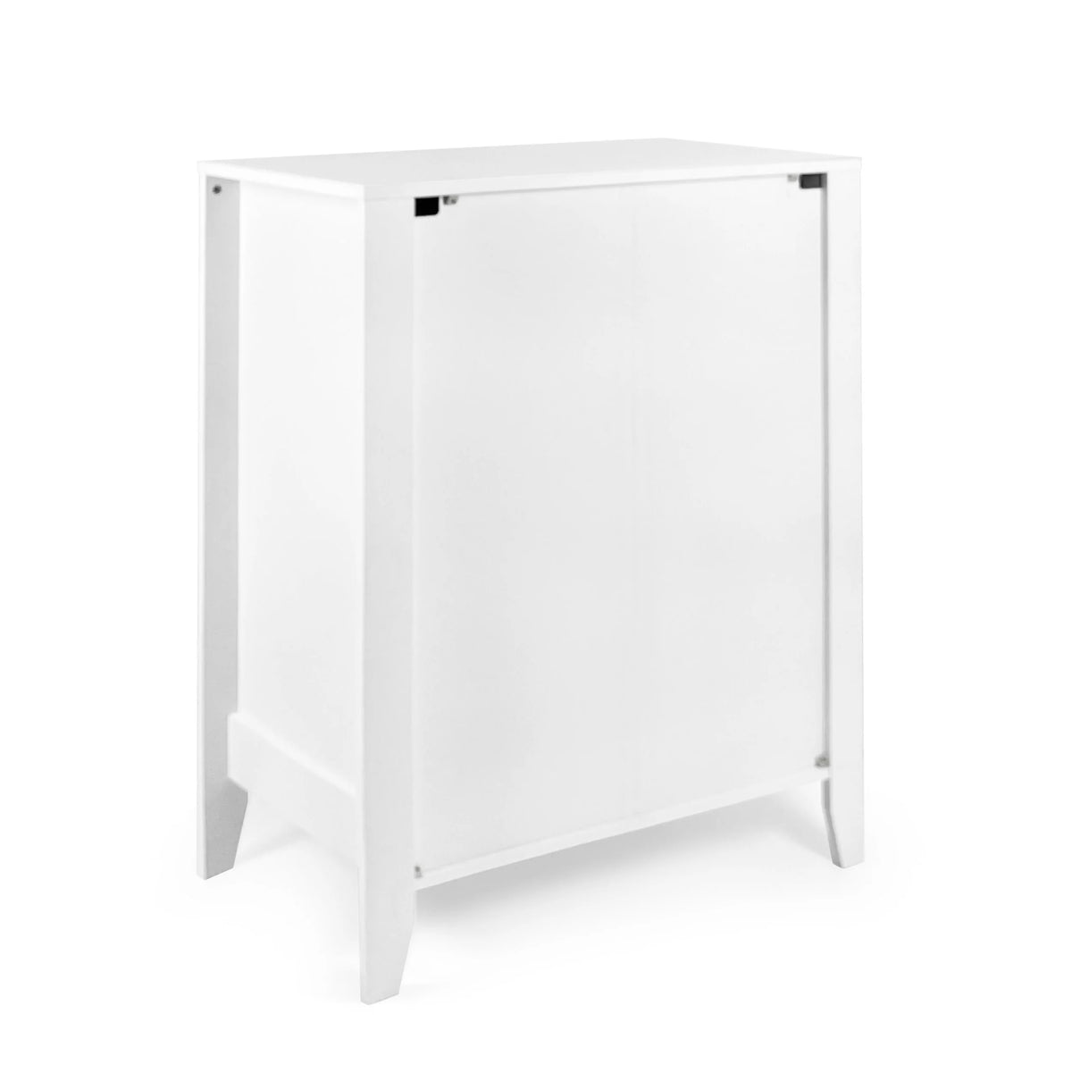 White 4 Drawer Faux Wood Dresser B921228