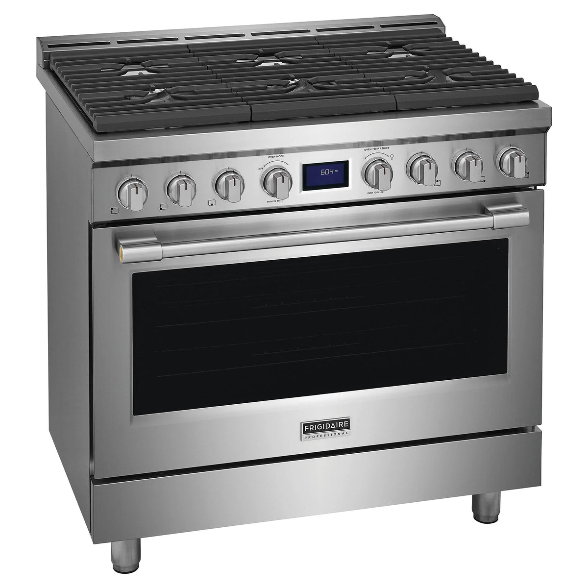 36 In. 4.4 Cu Ft. Stainless Steel Gas Freestanding Range F8563