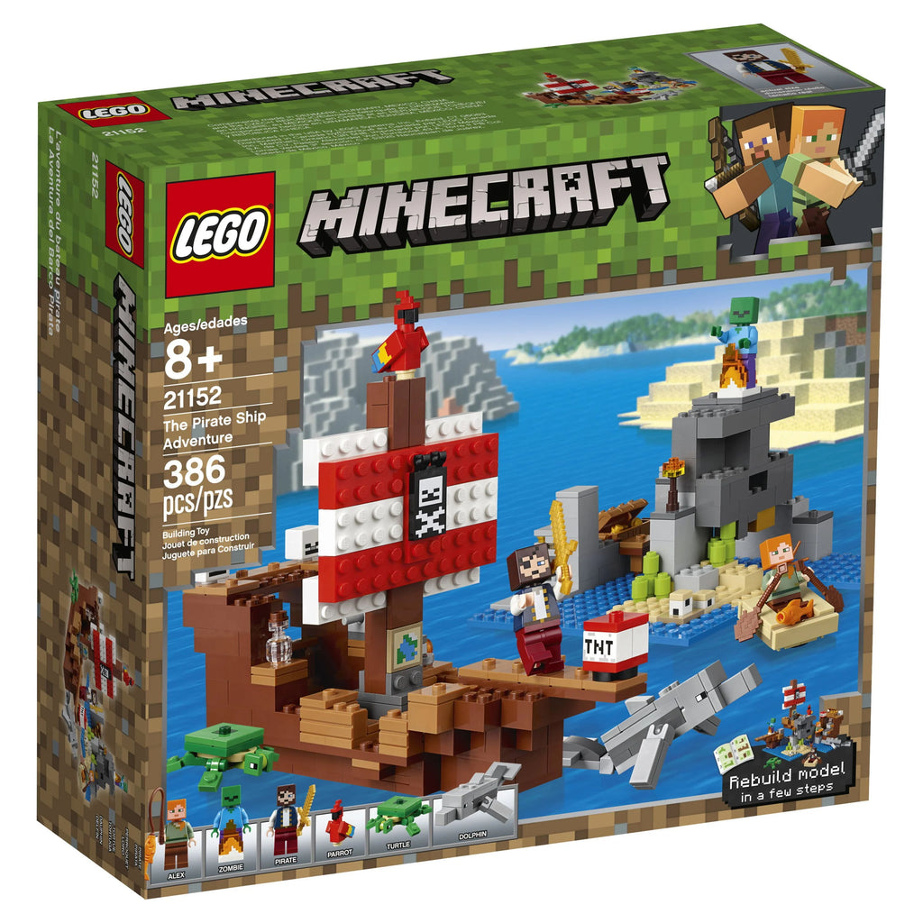 Pirate Ship Boat Building Toy Kit 386 Pieces S8850