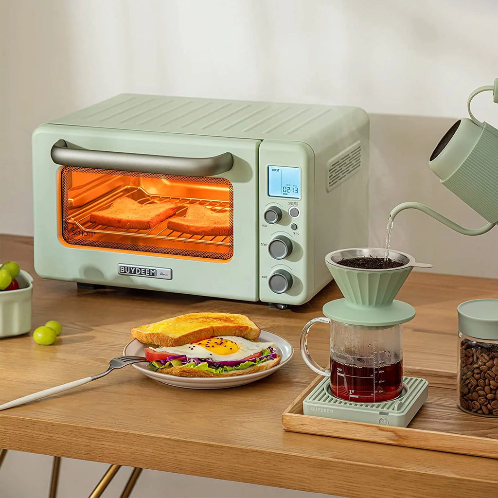 7-in-1 Digital Air Fryer Toaster Oven, 11QT, Mint Green D6215
