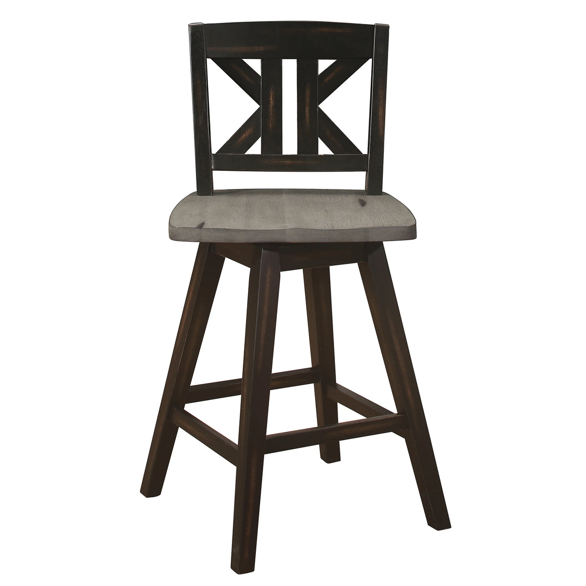 Black Sand-Through Swivel Counter Stool L61544