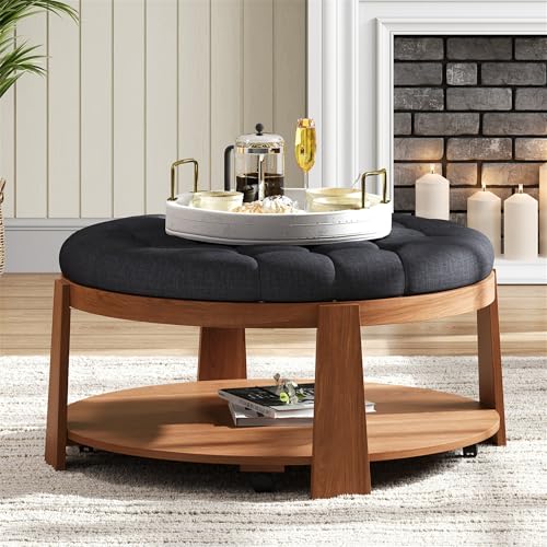 2 Piece Nesting Rattan Coffee Table Set K6852