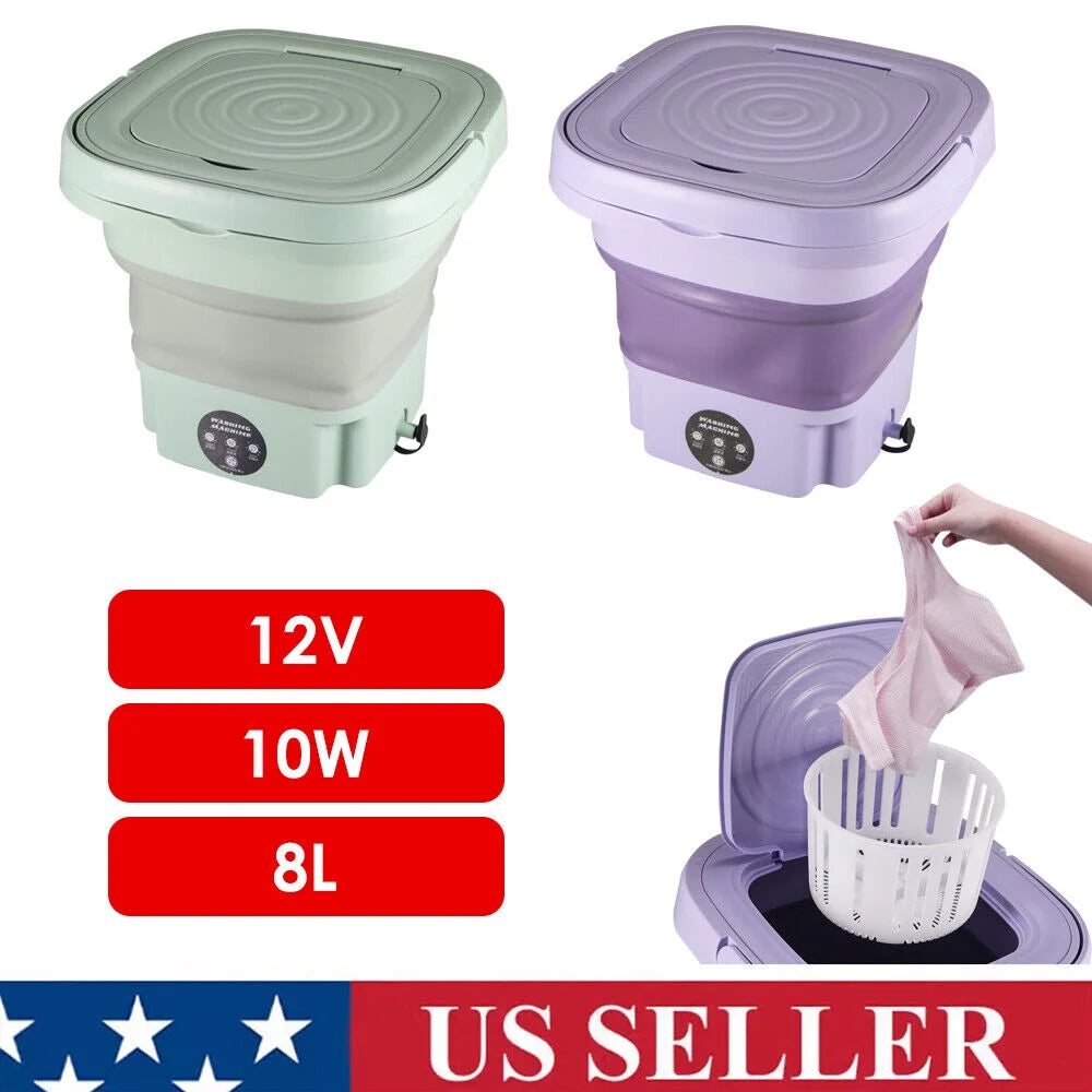 8L Foldable Mini Laundry Washer T921463