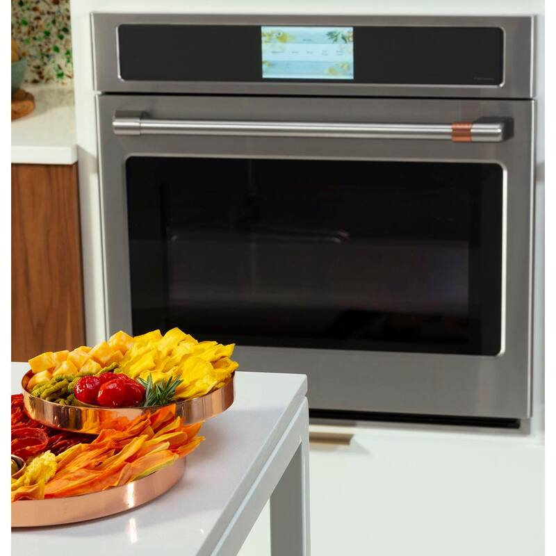 30 in. Smart Single Electric Wall Oven with Convection and Self Clean in Matte Black R430