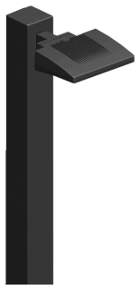 LED Area Light 26W Cool with Square Pole Mount Adaptor Bronze and 277V Photocell F717