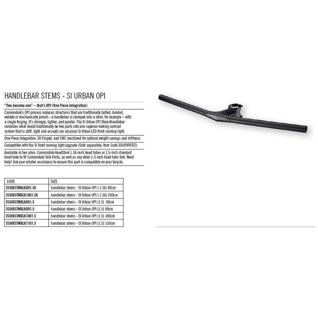 Urban Handlebar Stem Y8660