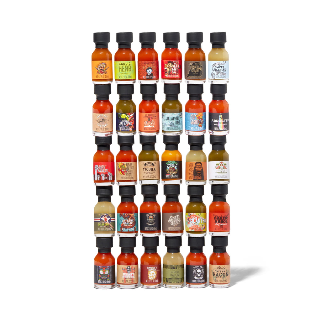 30 Pc Hot Sauce Sampler Set J777387