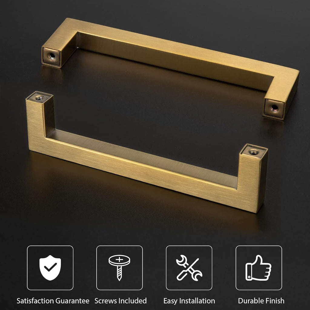 35 Pack 6-1/4 Inch Gold Cabinet Handles D60184