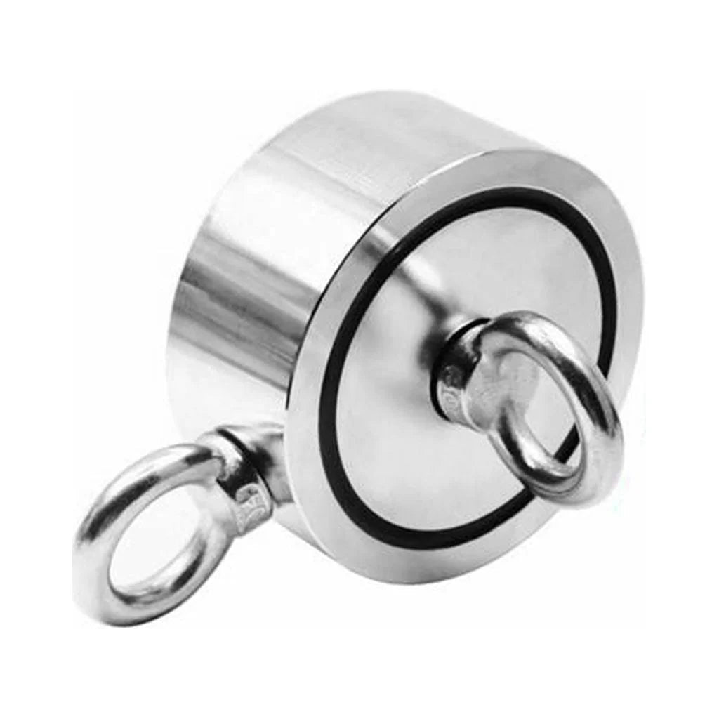 1300 Lbs Pull Force Neodymium Fishing Magnet Kit with Rope and Carabiner J21943