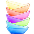 8 Pack 80 Ounce Plastic Mixing and Serving Bowls, Set of 8 O98382