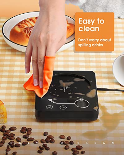 Electric Cup Warmer with Timer and 3-Temperature Settings D175